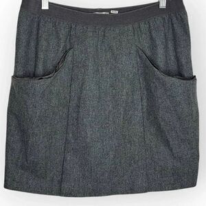Gunex Brunello Cucinelli Women's Virgin Wool Skirt with Pockets Made in Italy si
